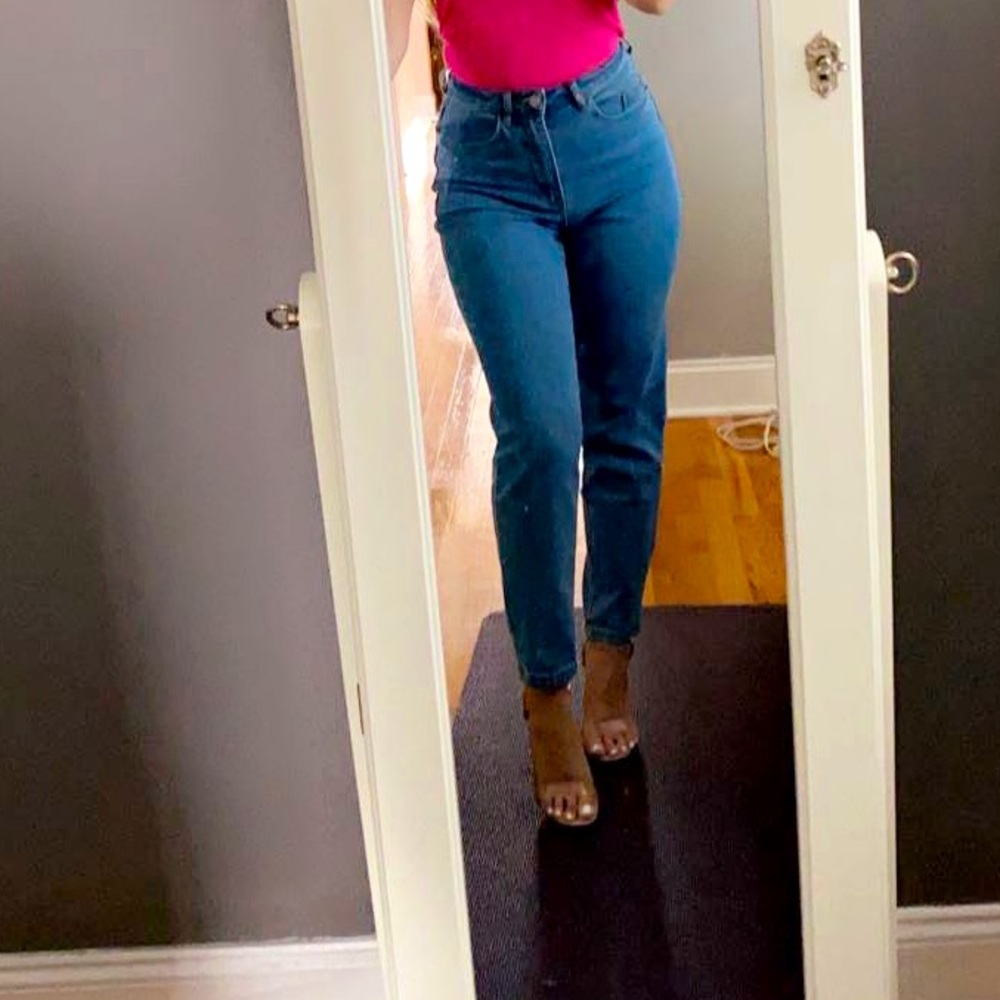 Petite mom jeans